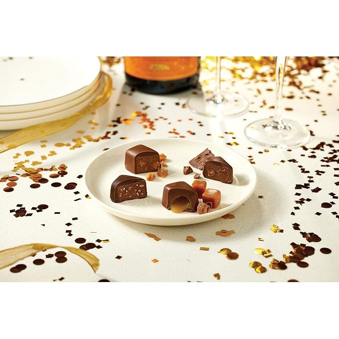 Assorted Chocolate Truffles Gift Set Individually Wrapped Milk and Dark Chocolate with Creamy Filling 16.25 oz Holiday (2 Pack)