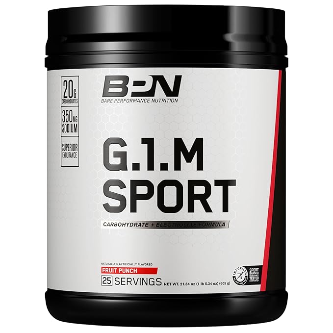 BARE PERFORMANCE NUTRITION BPN Go Bar &amp G.1.M Sport Fruit Punch Bundle