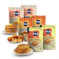 Pancake &amp Bake 6-Pack Bundle: Gluten-Free Sweet Corn Pancakes Waffles Cornbread &amp Muffins Mixes for Easy and Delicious Baking. Variety Pack Flour Mixes for Every Occasion