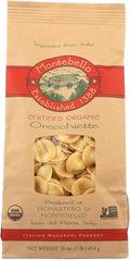 MONTEBELLO Organic Orecchiette Pasta 1 Pound - 12 per case.