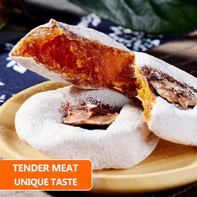 Natural Dried PersimmonsPersimmons Fruit FreshNatural Sweet Fruit SnackDehydrated Unsweetened DriedfruitFresh picking on the farm(500g) shuang