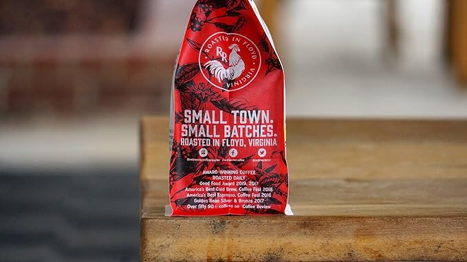 Red Rooster Coffee Blue Bird Breakfast Blend - Sweet Nutty Medium Roast Blend With Hints of Milk Chocolate - 12 oz. Whole Bean (Pack of 2)