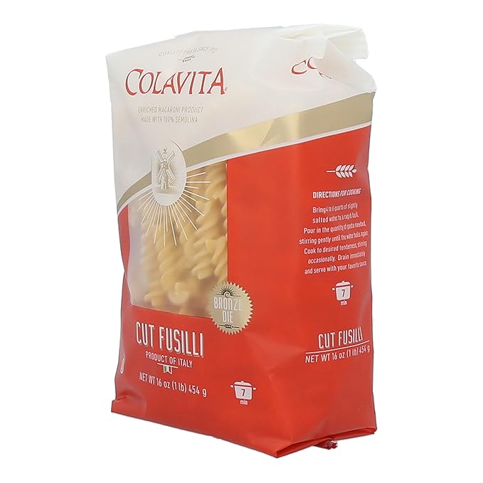 Colavita Pasta - Cut Fusilli 1 Pound - Pack of 20