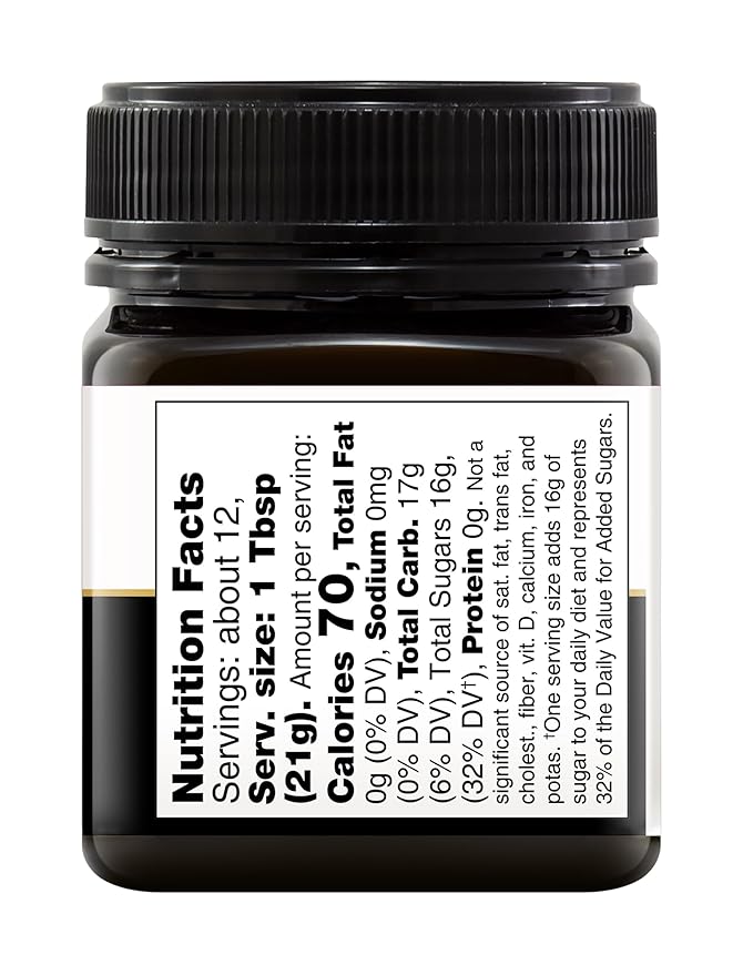 DownUnder Honey UMF 25+ Manuka Honey MGO 1200+ 250g