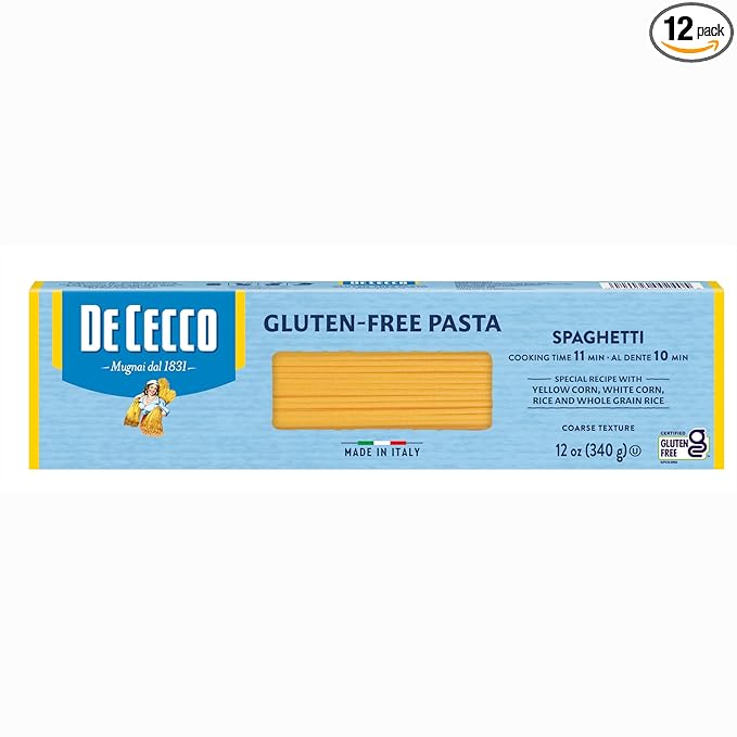 De Cecco Spaghetti Gluten Free 12 Ounces (Pack of 12)