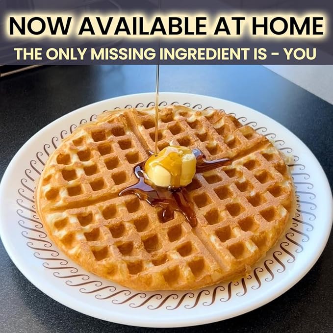 Waffle House Best Waffle mix 12 oz – Pack of 4 with Syrup Restaurant Style Homemade Original Sweet Cream waffles mix