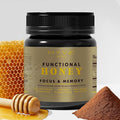 HYVE Mind Functional Organic Honey – Focus &amp Memory Honey with Lion's Mane Mushrooms Raw Cacao Bee Pollen &amp L-Theanine – Cognitive Support 8 Ounce Jar
