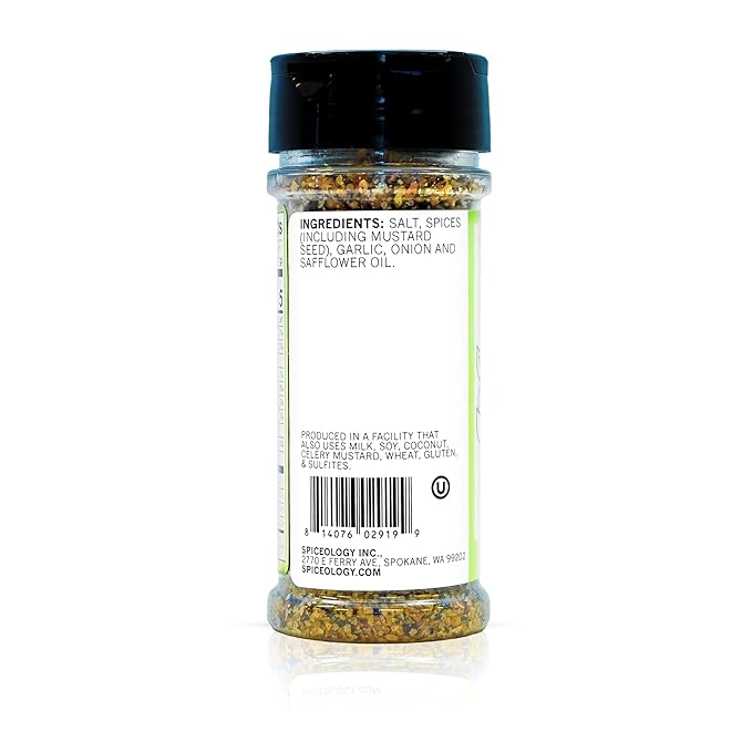 Spiceology &amp Adam McKenzie - Garlic Junkie - All-Purpose Seasoning BBQ Rubs and Spice Blends - Use On: Beef Brisket Corned Beef Steak Pork Chicken Poultry Seafood or Vegetables - 4 oz