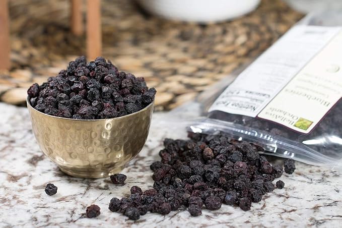 Bella Viva Orchards Organic Dried Blueberries Sweet no Sugar Added 1 lb of Dried Fruit