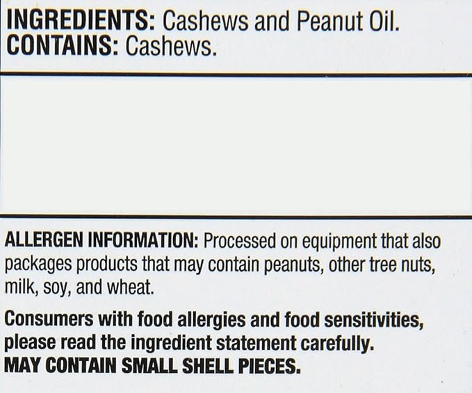 Kirkland Signature Unsalted Cashews 2.5 Lb 2 Pack