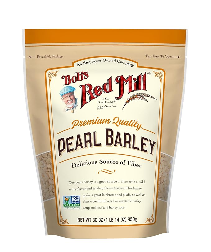 Bob's Red Mill Pearl Barley 30oz (Pack of 4) - Non GMO Vegan Kosher