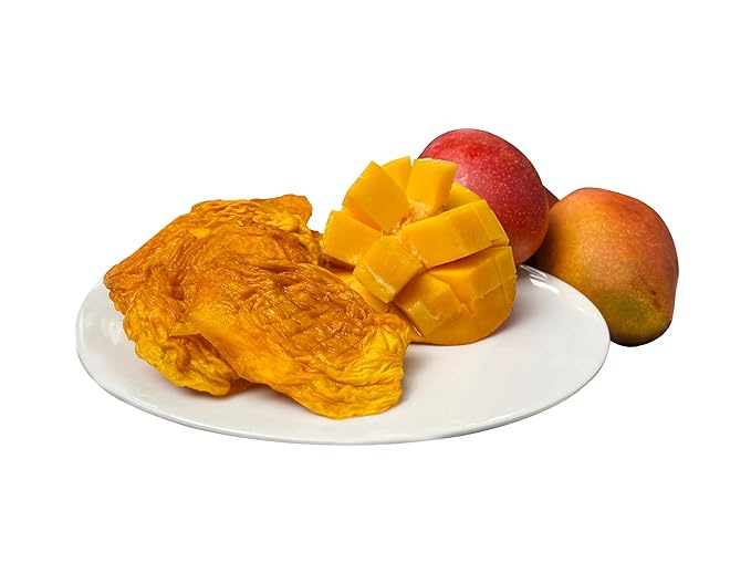 DUO LI DUO Premium Dried Golden Irwin mango (Sugar free) – 100% Natural No Sugar Added Vegan &amp Gluten-Free Snack – 3Pack 120g Each (Total 360g)