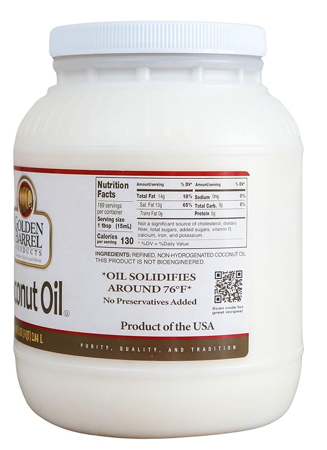 Golden Barrel Coconut Oil (96 fl. oz.)