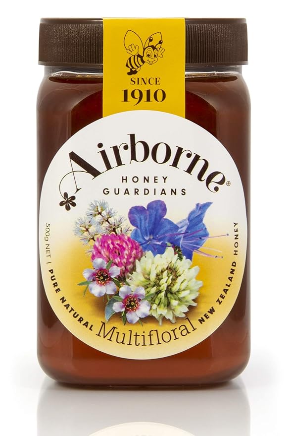 Airborne (New Zealand) Multifloral Honey 500g/1.1lbs