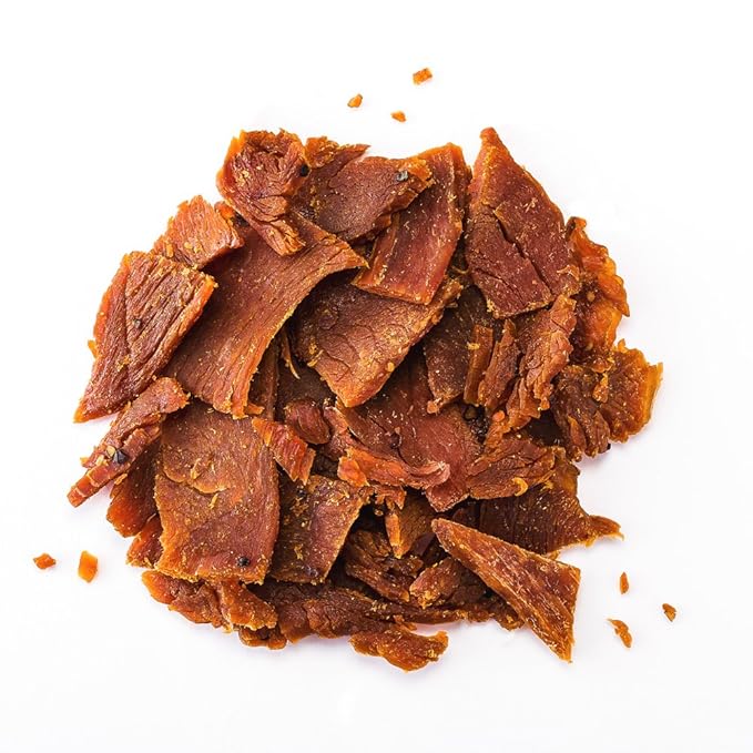 Perky Jerky Original Turkey Jerky 5 oz Bags (Pack of 6) - Low Sodium - 10g Protein per Serving - Low Fat - 100% U.S. Sourced - Tender Texture and Bold Flavor