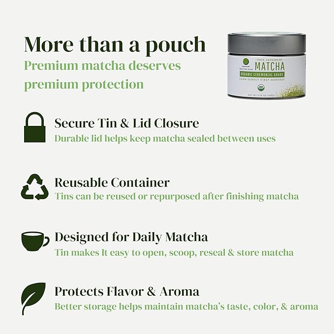 Dr. Weil Matcha Kari - Organic Matcha Green Tea Powder - 30 grams - Japanese Barista Grade