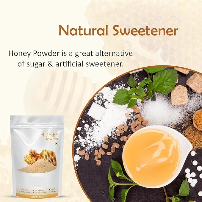 VED Honey Powder 100gm- Dried Honey for Food- Beverages-Bakery-Cosmetics- Natural Sweetener. Brand: Generic