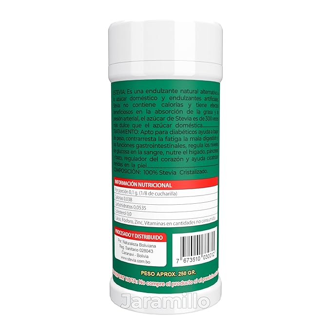 Original Natural Stevia from Bolivia 250gr.