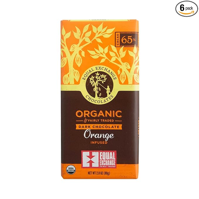 Equal Exchange Organic Chocolate Caramel Crunch with Sea Salt 2.8-Ounce (Pack of 6)