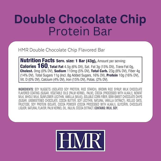 HMR® Bars24 Count (Double Chocolate Chip)