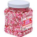 Heart Confetti Sprinkles- Valentines Sprinkles - 1.2 LB - Bulk Toppings- Candy Quins for Cupcakes Cookies Ice Cream