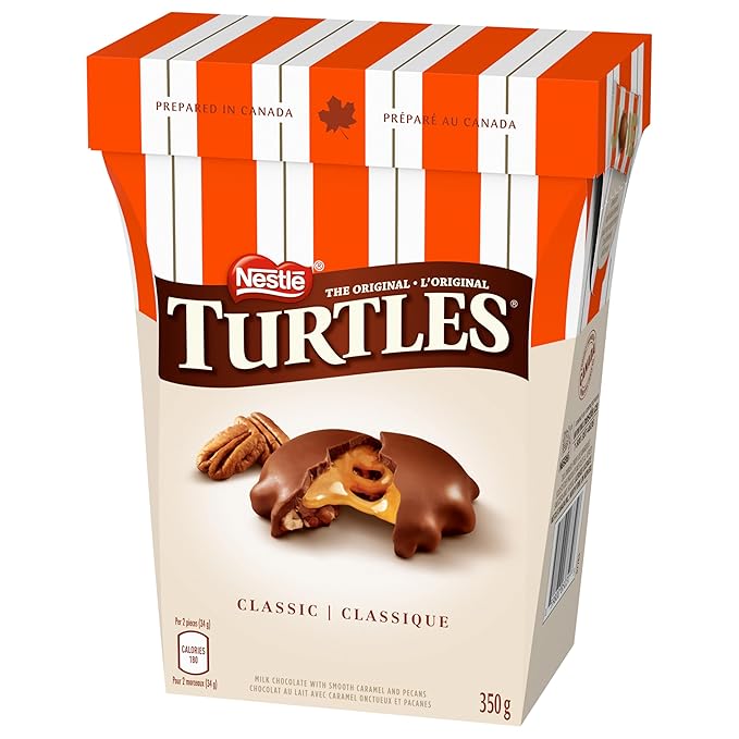 Nestle the Original Turtles 100% Pecan 350g/12.34oz Box {Imported from Canada}