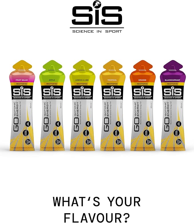 Science in Sport Go Isotonic Energy Gel Lemon and Lime 60 ml Pack of 30