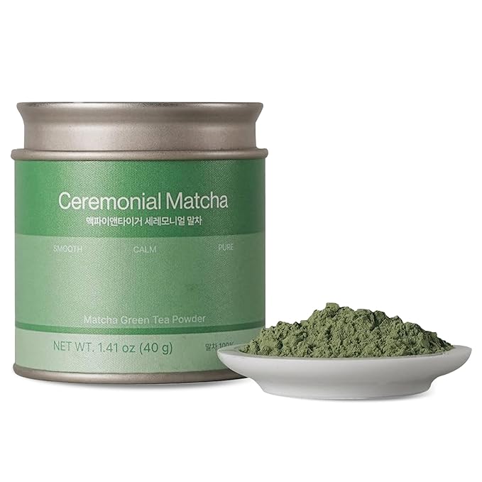 Magpie&ampTiger Matcha Ceremonial Grade Authentic Korean Matcha First Harvest Pure &amp Unsweetened (40g / 26 Servings)
