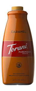 TORANI CARAMEL SAUCE 64 OZ.