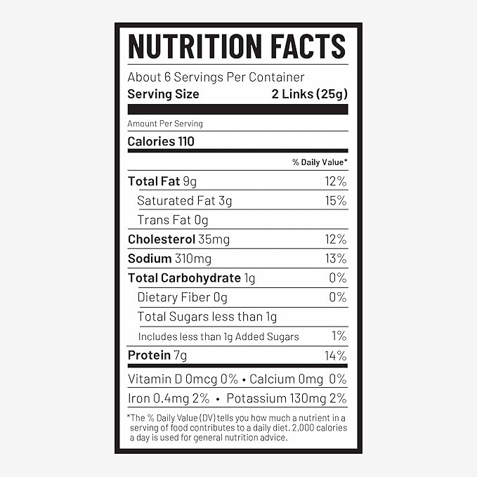 Duke's Pork Hatch Green Chile Smoked Shorty Sausages 7g Protein Per Serving Easter Basket Stuffer for Men 5 oz. (Pack of 8)