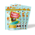 Date Smarter Chocolate Covered Date Caramels - Naturally Sweetened with Real Dates - Vegan Gluten-Free Dairy-Free Refined Sugar-Free Plant-Based Snack Bites - Great Anytime Snack - 2.8 oz 3 Pack