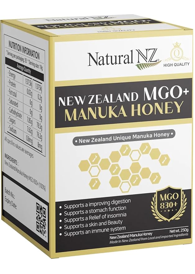 Natural NZ Manuka Honey MGO 830+ 250g (1)