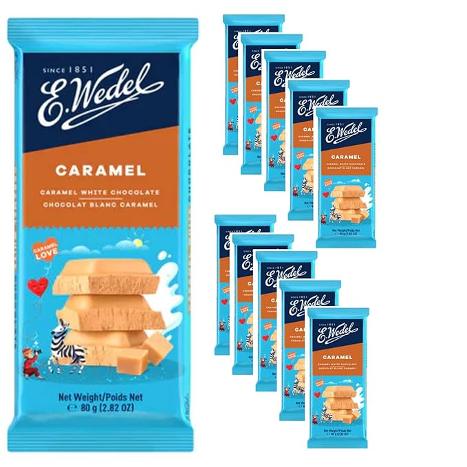 E.Wedel Chocolate (5 - PACK White Chocolate Carmel)