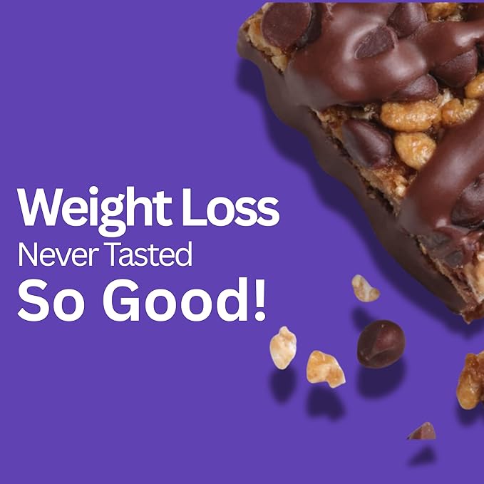 HMR Fudge Graham Protein Bar | Nutritious Snack to Support Weight Maintenance | Low Calorie Dessert | 10g of Protein | 24 Count