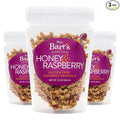 Mrs. Barr’s Natural Foods Granola | Honey &amp Raspberry | Certified Organic Gluten Free Oats | Soft Texture | Small Batch | Gourmet Quality | Real Ingredients | 10 Ounces (3 Pack)