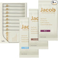 Jacob Bar Protein Bars Variety Pack (9 Bars Total) Contains 3 of Each Chocolate Vanilla Berry - 20g Grass-Fed Protein No Seed Oils Nothing Artificial