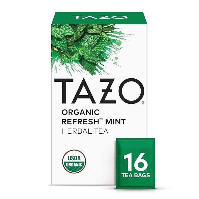 TAZO Tea Bags Passion Chamomile Mint Organic Green Ginger (1ea) (Variety Pack)