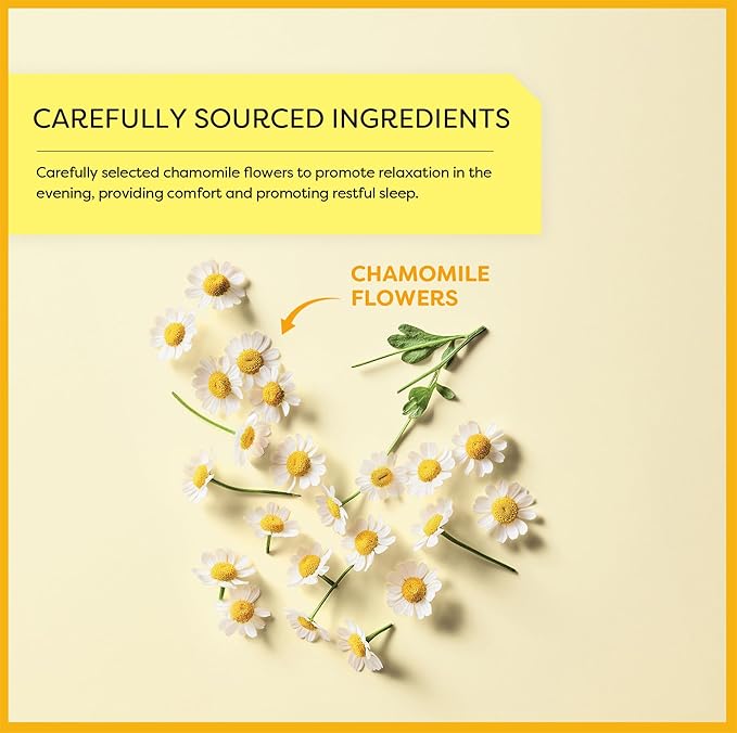 Wissotzky Chamomile Herbal Tea 120 Tea Bags (6 Packs) | Soothing Aroma | Relaxing &amp Calming Tea | Great for Sleep Support | Caffeine Free