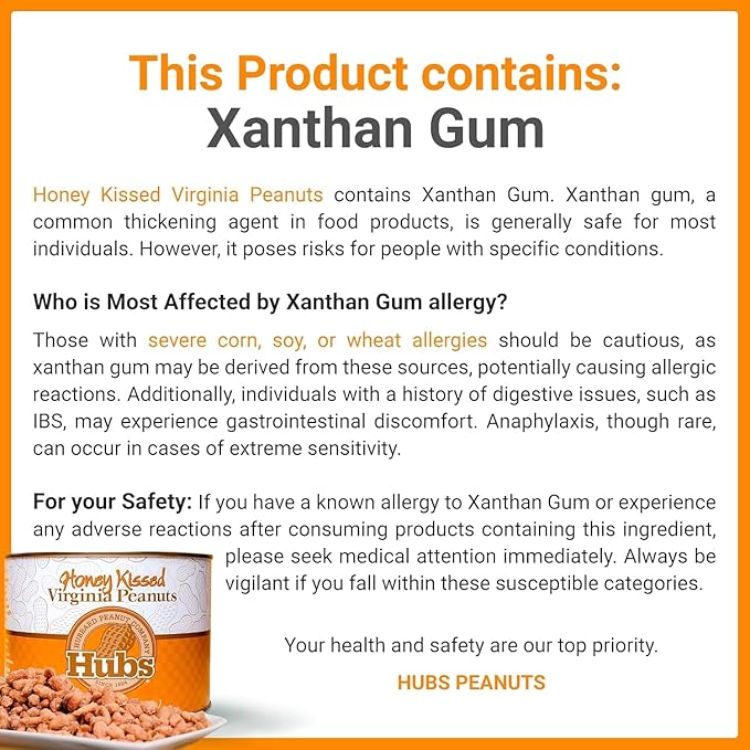 Hubs Peanuts Super Extra-Large Honey Kissed Virginia Peanuts - Premium Virginia Nuts with All-Natural Sweet Honey Coating - Healthy Snacks in Reusable Vacuum-Sealed Tin - 2 Packs of 20 oz Cans