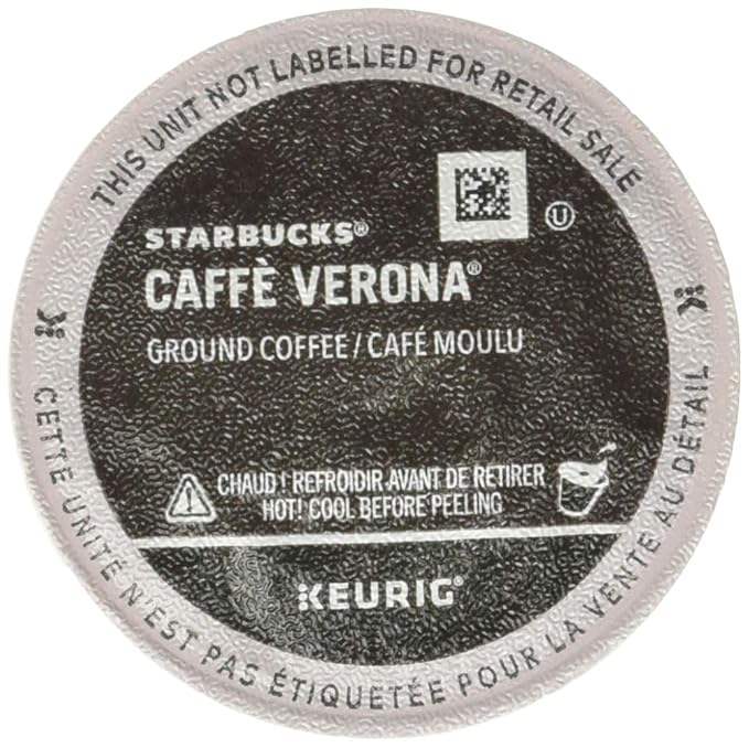 Starbucks Caffe Verona Dark K-Cup for Keurig Brewers 24 Count (Pack of 4)