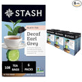 Stash Tea Decaf Earl Grey Black Tea - Decaf Non-GMO Project Verified Premium Tea with No Artificial Ingredients 18 Count (Pack of 6) - 108 Bags Total