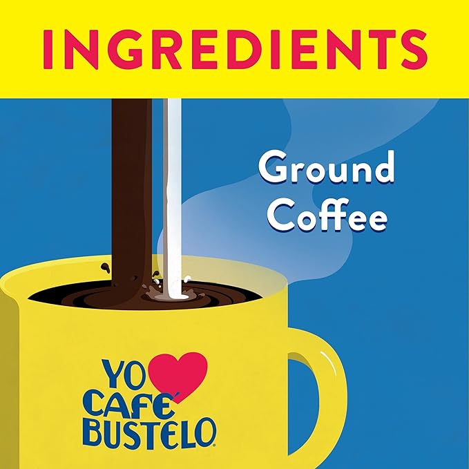 Café Bustelo Supreme by Bustelo Espresso Style Medium-Dark Roast Ground Coffee 10 Ounce (Pack of 12)