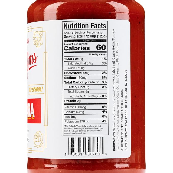 Arthur and Sons Marinara Sauce - Authentic Italian Recipe Premium Quality All-Natural Ingredients No Added Sugar Non-GMO Gluten-Free Perfect for Pasta Pizza and Dipping - 2 Pack (48oz)