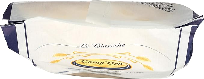Camp'Oro Le Classiche: Authentic Bronze Die Cut Penne Rigate Italian Pasta - 17.6 Ounce (Pack of 12)