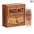 South 40 Snacks Crunchy Hazelnut Bar Just 4 Ingredients Touch of Honey (40g Bar Pack of 12)