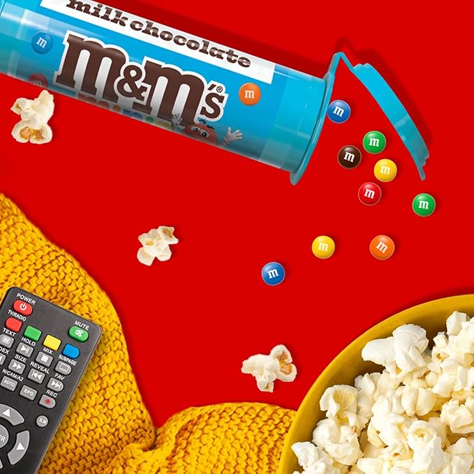 M&ampM's Minis Milk Chocolate Candy Tubes - 10 Ct Bulk Box