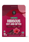 FGO Organic Hibiscus Flowers Cut and Sifted 16oz Bulk Resealable Bag Packaging May Vary (Pack of 1)