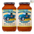 Hoboken Farms Low Sodium Marinara Sauce - Keto Certified No Sugar Added Non GMO Project Verified Plant Based and Paleo Friendly (25 Fl Oz Pack of 2)