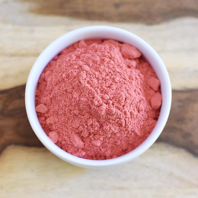 Anthony's Organic Strawberry Powder 12 oz Freeze Dried Gluten Free No Sugar Added Non GMO