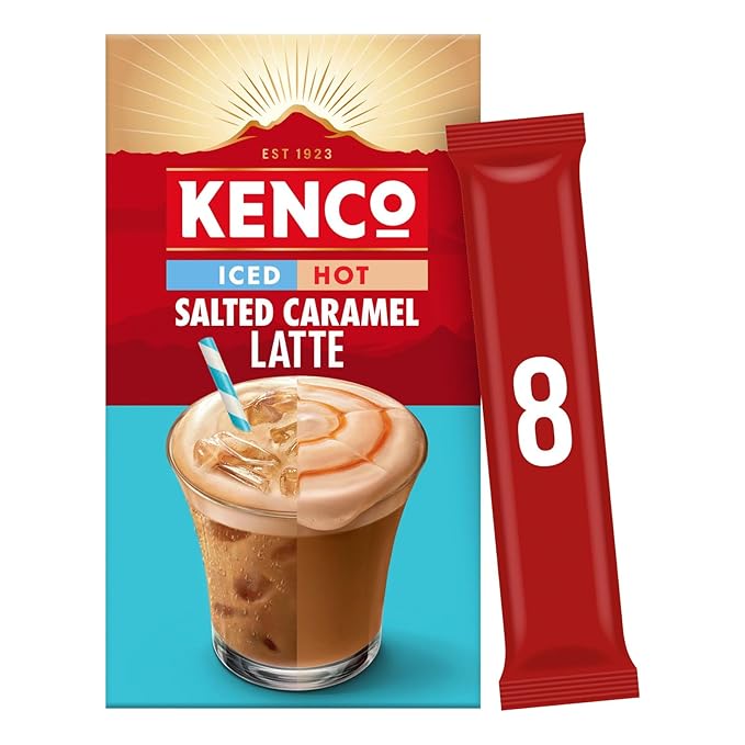 Kenco Instant Coffee Sachets - Pick Any 6 Packs From 9 Blends Including Almond Vanilla Oat Baileys Latte Cappuccino Flat White Iced Hot Salted Caramel